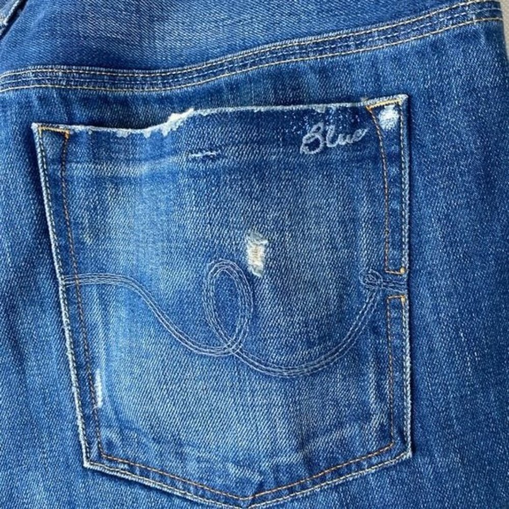 Sacred Blue mens vintage jeans relaxed baggy 80’s 90’s size 38 Made in USA - Picture 14 of 15